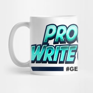 Proud to Write Comics Dark Blue Mug